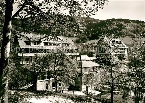 AK / Ansichtskarte Unterglottertal Sanatorium Glotterbad im Schwarzwald Kat. Glottertal