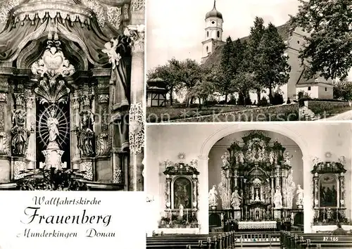 AK / Ansichtskarte Munderkingen Wallfahrtskirche Altar Kat. Munderkingen