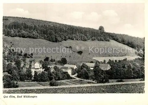 AK / Ansichtskarte Bad Wildungen Gut Elim Kat. Bad Wildungen