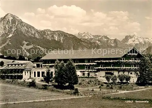 AK / Ansichtskarte Sonthofen Oberallgaeu Alpenmoor und Kneippbad Sonnenalp Allgaeuer Alpen Kat. Sonthofen