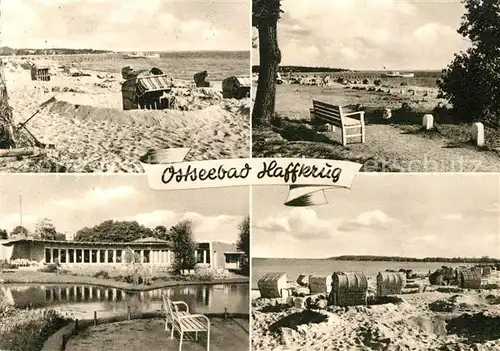 AK / Ansichtskarte Haffkrug Ostseebad Strand Promenade Gaststaette Kat. Scharbeutz