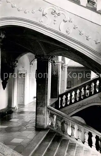 AK / Ansichtskarte Ellingen Bayern Treppenhaus im Schloss Kat. Ellingen