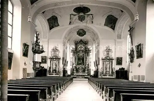 AK / Ansichtskarte Ellingen Bayern Katholische Kirche Inneres Kat. Ellingen