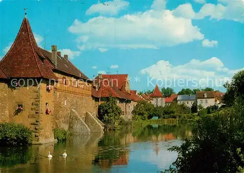 AK / Ansichtskarte Weissenburg Bayern am Seeweiher Kat. Weissenburg i.Bay.