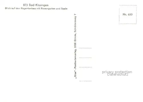 AK / Ansichtskarte Bad Kissingen Regentenbau mit Rosengarten und Saale Fliegeraufnahme Kat. Bad Kissingen