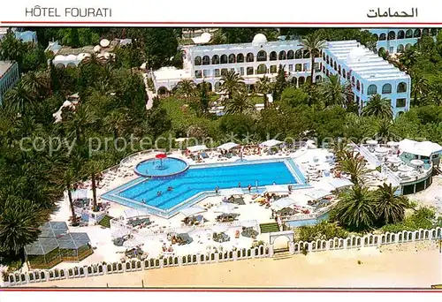 AK / Ansichtskarte Hammamet Hotel Fourati Swimming Pool Fliegeraufnahme Kat. Tunesien