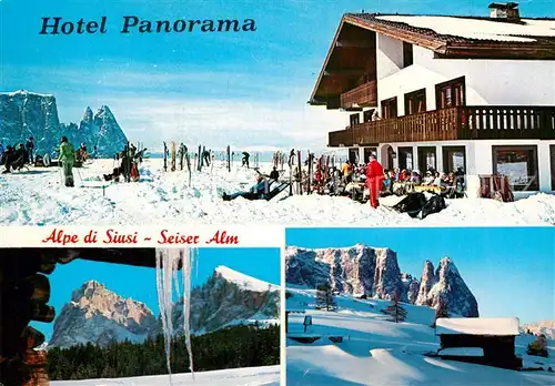 AK / Ansichtskarte Seiser Alm Hotel Panorama Wintersportplatz Dolomiten Kat. Seis am Schlern Kastelruth Suedtirol
