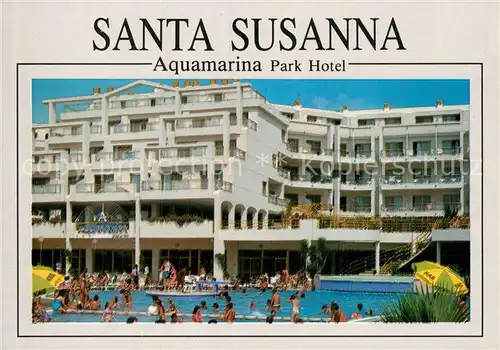 AK / Ansichtskarte Santa Susanna Aquamarina Park Hotel Swimming Pool Kat. Barcelona