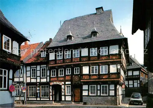 AK / Ansichtskarte Goslar Hotel Restaurant Zur Boerse Fachwerkhaus Kat. Goslar