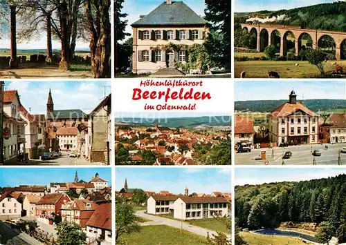 AK / Ansichtskarte Beerfelden Odenwald Teilansichten Erholungsort Viadukt Kat. Beerfelden
