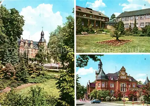 AK / Ansichtskarte Bad Schmiedeberg Kurpark Eisenmoorbad Kurhaus Kat. Bad Schmiedeberg Duebener Heide