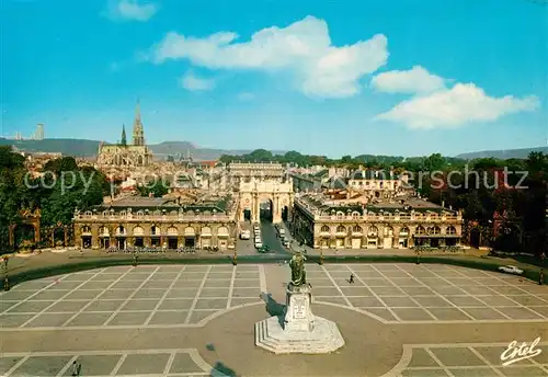 AK / Ansichtskarte Nancy Lothringen La place Stanislas Arc de triomphe Kat. Nancy