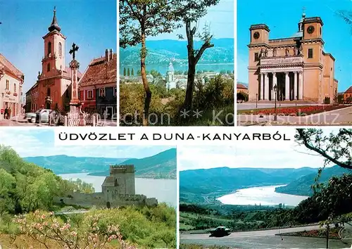 AK / Ansichtskarte Dunakanyar Teilansichten