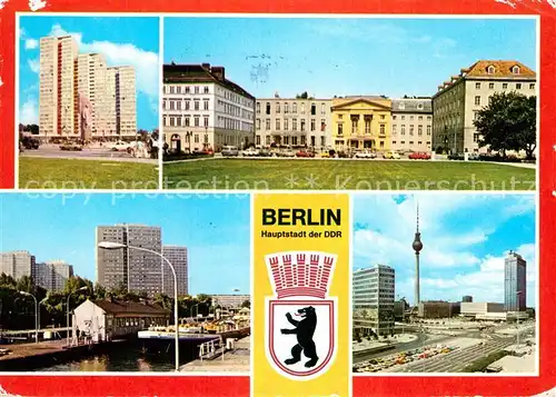 AK / Ansichtskarte Berlin Am Leninplatz Dt Theater und Kammerspiele Fischerinsel Alexanderplatz Kat. Berlin