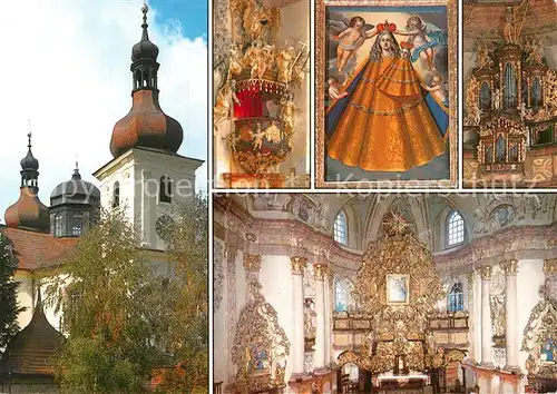 AK / Ansichtskarte Dobra Voda Bruennl Wallfahrtskirche Maria Trost  / Horni Stropnice /Jihocesky kraj