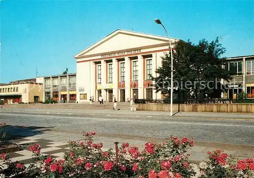 AK / Ansichtskarte Eisenhuettenstadt Friedrich Wolf Theater in Leninallee / Eisenhuettenstadt /Oder-Spree LKR