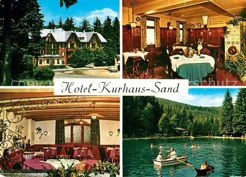 AK / Ansichtskarte Buehl Baden Hotel Kurhaus Sand / Buehl /Rastatt LKR