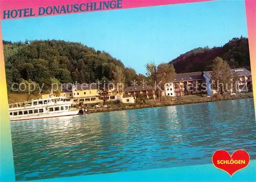 AK / Ansichtskarte Schloegen Hotel Donauschlinge / Haibach ob der Donau /
