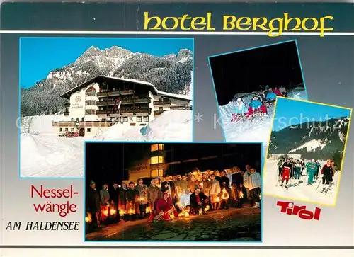 AK / Ansichtskarte Nesselwaengle Tirol Hotel Berghof am Haldensee / Nesselwaengle /Ausserfern