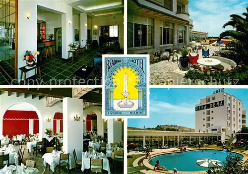 AK / Ansichtskarte Tanger Tangier Tangiers Hotel Pasadena Kat. Marokko