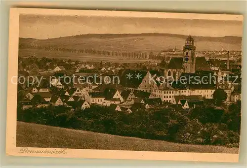 AK / Ansichtskarte Donauwoerth Panorama  Kat. Donauwoerth