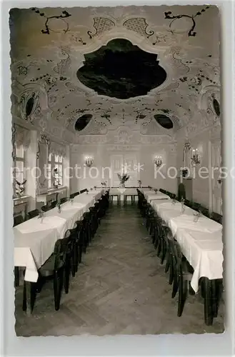 AK / Ansichtskarte Ellingen Bayern Hotel Roemischer Kaiser grosse Tafel  Kat. Ellingen