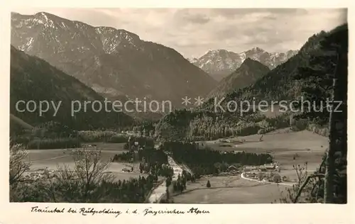 AK / Ansichtskarte Ruhpolding Trauntal Kat. Ruhpolding