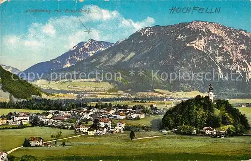 AK / Ansichtskarte Ruhpolding mit Rauschberg Kat. Ruhpolding