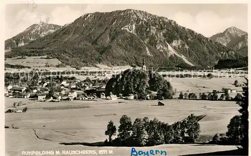 AK / Ansichtskarte Ruhpolding mit Rauschberg Kat. Ruhpolding