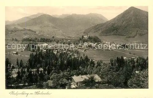 AK / Ansichtskarte Ruhpolding mit Hochseln Kat. Ruhpolding