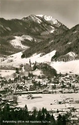 AK / Ansichtskarte Ruhpolding mit Hochfelln Kat. Ruhpolding