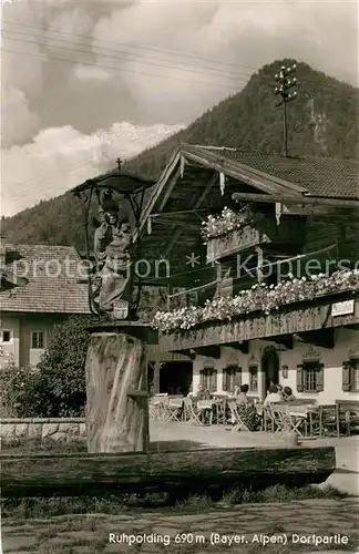 AK / Ansichtskarte Ruhpolding Dorfmotiv Kat. Ruhpolding