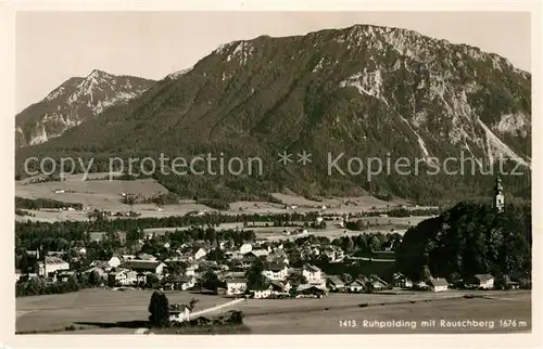 AK / Ansichtskarte Ruhpolding mit Rauschberg Kat. Ruhpolding