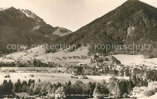 AK / Ansichtskarte Ruhpolding mit Westenberg und Hochfelln Kat. Ruhpolding