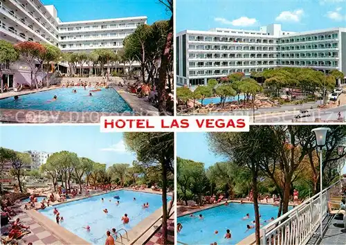 AK / Ansichtskarte Tarragona Hotel Las Vegas Swimming Pool Kat. Costa Dorada Spanien