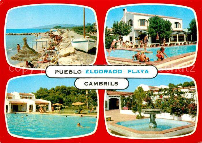AK / Ansichtskarte Cambrils Pueblo Eldorado Playa Liegewiese Swimming
