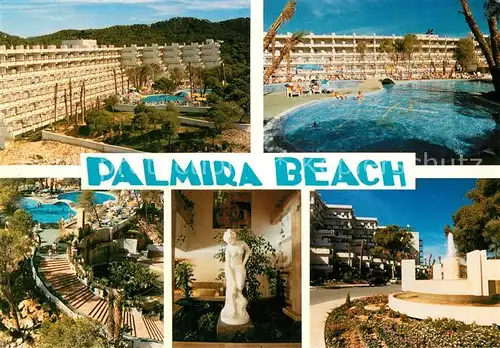 AK / Ansichtskarte Paguera Mallorca Islas Baleares Palmira Beach Urbanizacion La Romana Hotel Piscina Kat. Calvia