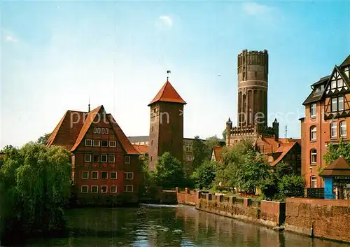 AK / Ansichtskarte Lueneburg Ratsmuehle Wassertuerme Kat. Lueneburg