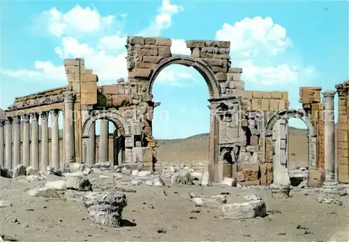 AK / Ansichtskarte Palmyra Syrien Ruins Ruinen Antike Staette Kat. Syrien