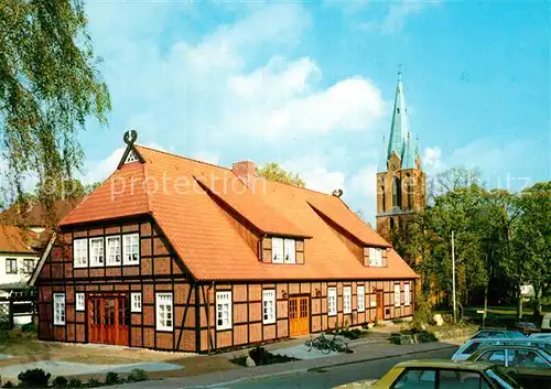AK / Ansichtskarte Hanstedt Nordheide Kuesterhaus Kirche Kat. Hanstedt