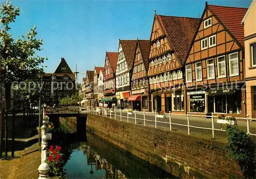 AK / Ansichtskarte Buxtehude Am Fleth Fachwerkhaeuser Kat. Buxtehude