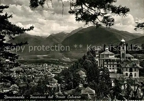 AK / Ansichtskarte Domodossola Panorama dal Monte Calvario Alpi Kat. Verbania