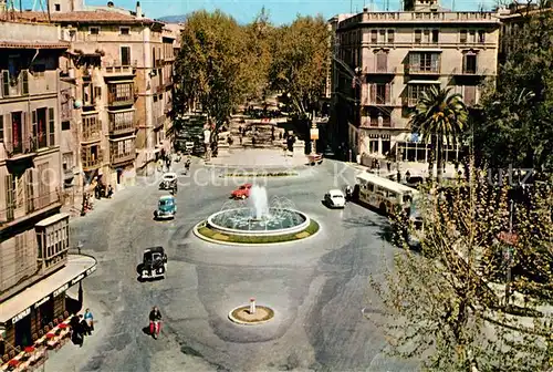 AK / Ansichtskarte Palma de Mallorca Plaza de la Reina y Paseo del Generalisimo Kat. Palma de Mallorca