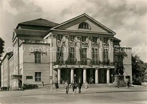 AK / Ansichtskarte Weimar Thueringen Nationaltheater  Kat. Weimar