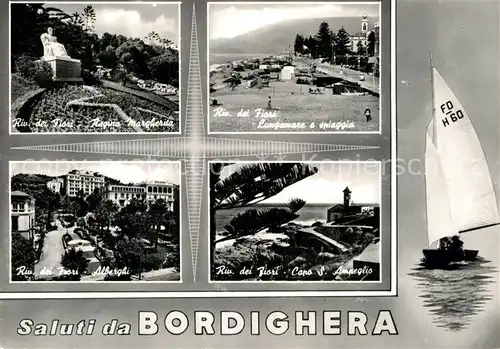 AK / Ansichtskarte Bordighera Regina Margherita Lungomare Alberghi Capo S. Ampeglio Kat. Bordighera