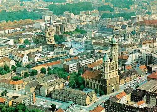 AK / Ansichtskarte Braunschweig Fliegeraufnahme St. Andreas Kirche St.Katharinen Kirche Theater  Kat. Braunschweig