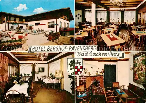AK / Ansichtskarte Bad Sachsa Harz Hotel Berghof Ravensberg  Kat. Bad Sachsa