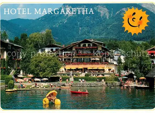 AK / Ansichtskarte St Wolfgang Salzkammergut Hotel Margaretha Kat. St. Wolfgang im Salzkammergut