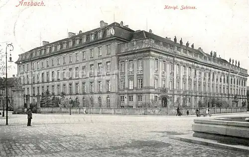 AK / Ansichtskarte Ansbach Mittelfranken Schloss Kat. Ansbach