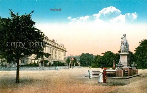 AK / Ansichtskarte Ansbach Mittelfranken Denkmal  Kat. Ansbach